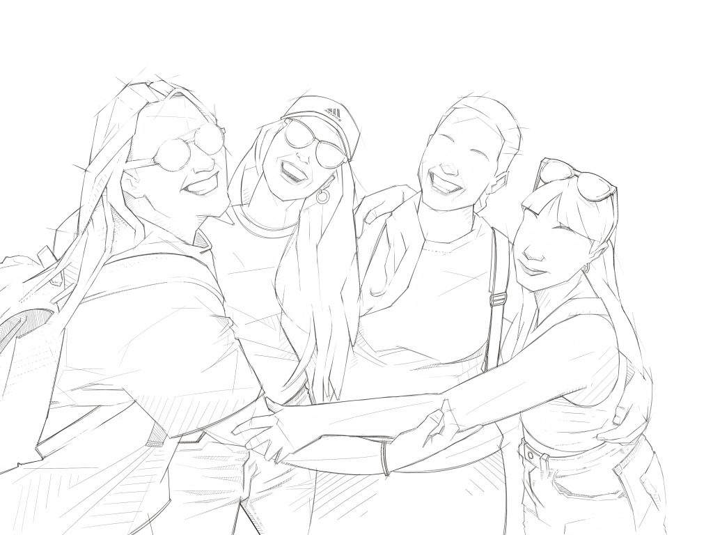 4 personas | Linea | Fondo Plan