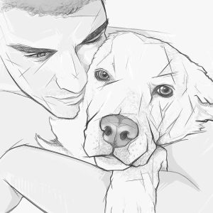 Retrato de perros y mascotas